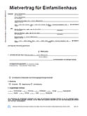 Einfamilienhaus-Mietvertrag Vorschau Einfamilienhaus-Mietvertrag Vorschau